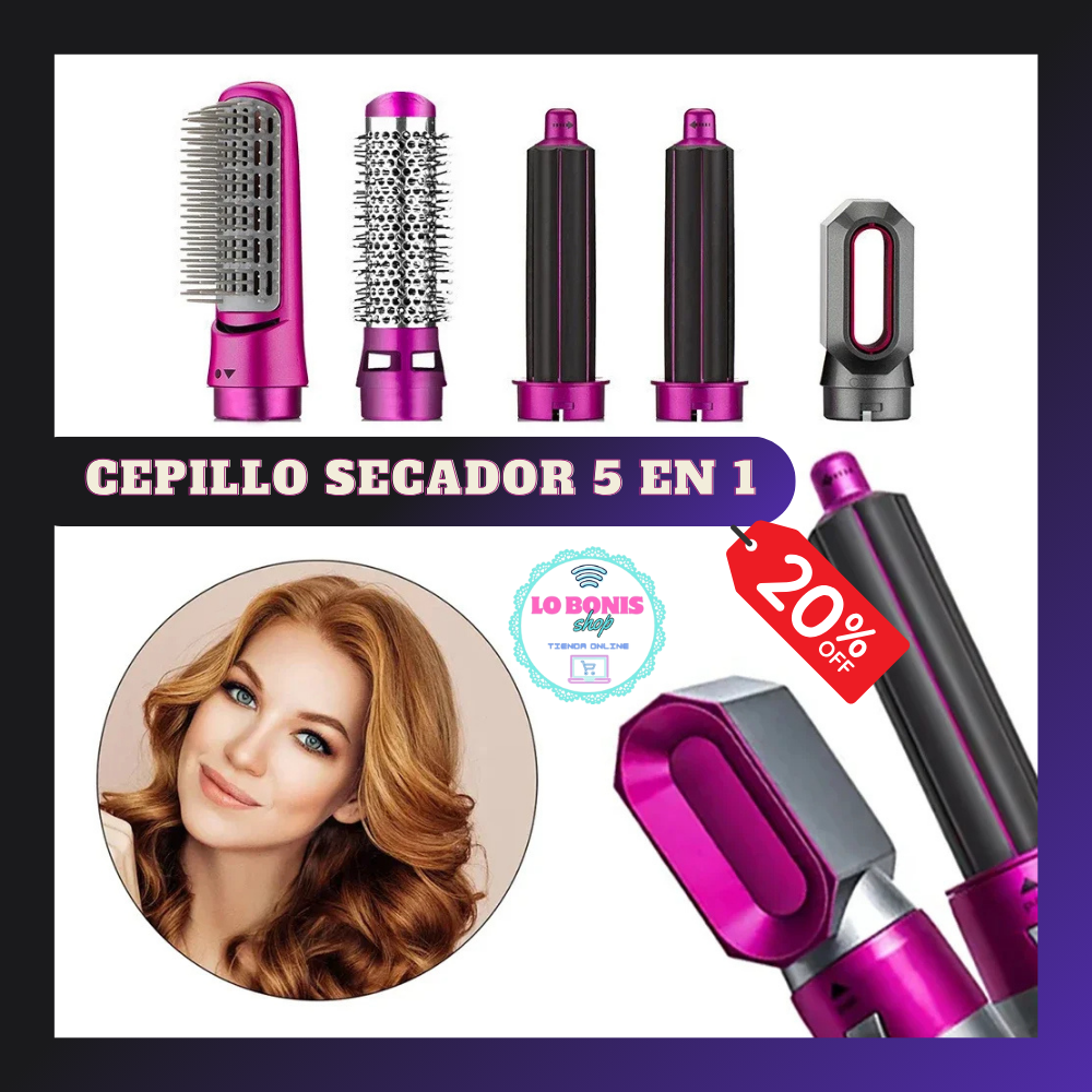 CEPILLO SECADOR 5 EN 1